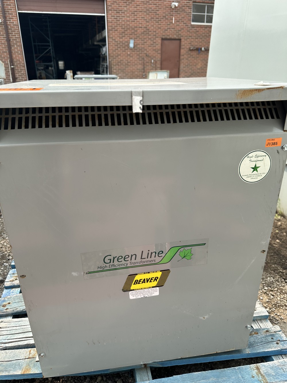 60 KVA 480 Delta Primary, 208Y/120 Secondary, Beaver ANN, Dry-Type Isolated Transformer, Type 2 - Image 2