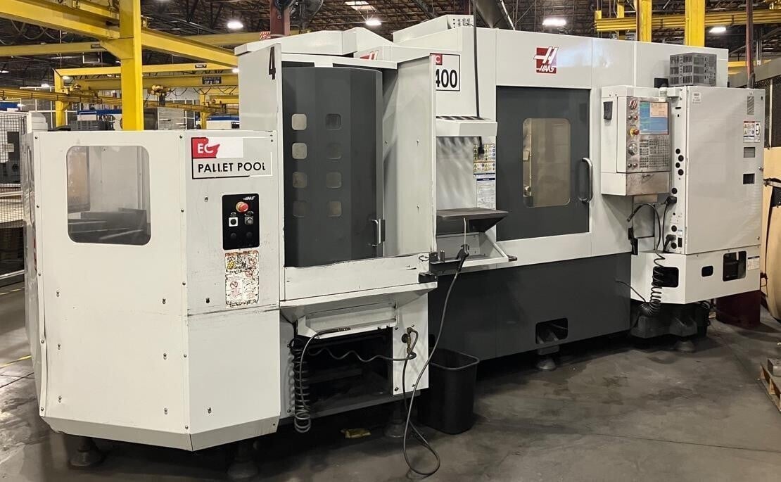 Haas #EC-400PP, 4-Axis Horizontal Machining Center, 20" X/Y/Z, 15.75" pallets, 20 HP, 12,000 RPM, 70 - Image 1