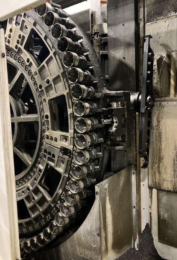 Haas #EC-400PP, 4-Axis Horizontal Machining Center, 20" X/Y/Z, 15.75" pallets, 20 HP, 12,000 RPM, 70 - Image 8