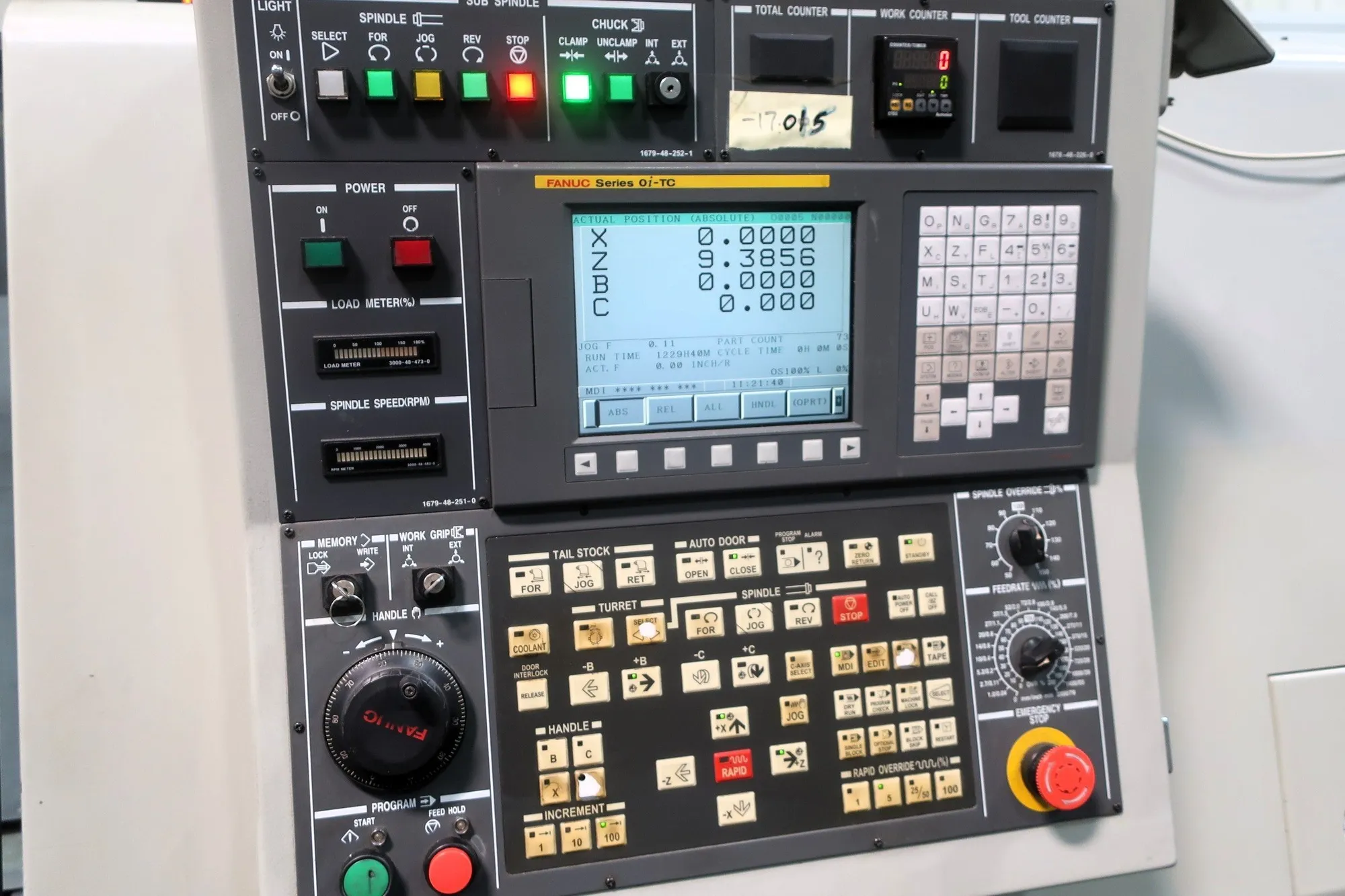 Hyundai Kia #SKT21LMS, CNC Lathe, 20 HP, 10" diameter max, 4,000 RPM, 2010 - Image 2