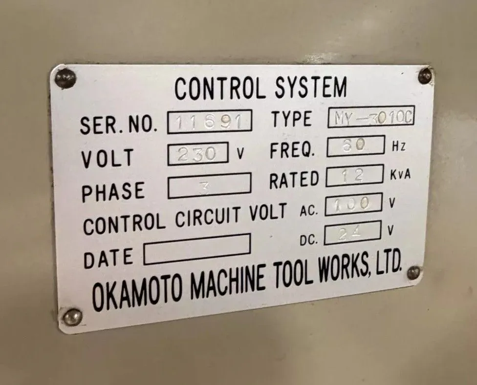 Okamoto #IGM-2M, Internal Grinder, 10,000 RPM, MDI Control, 2010 - Image 1