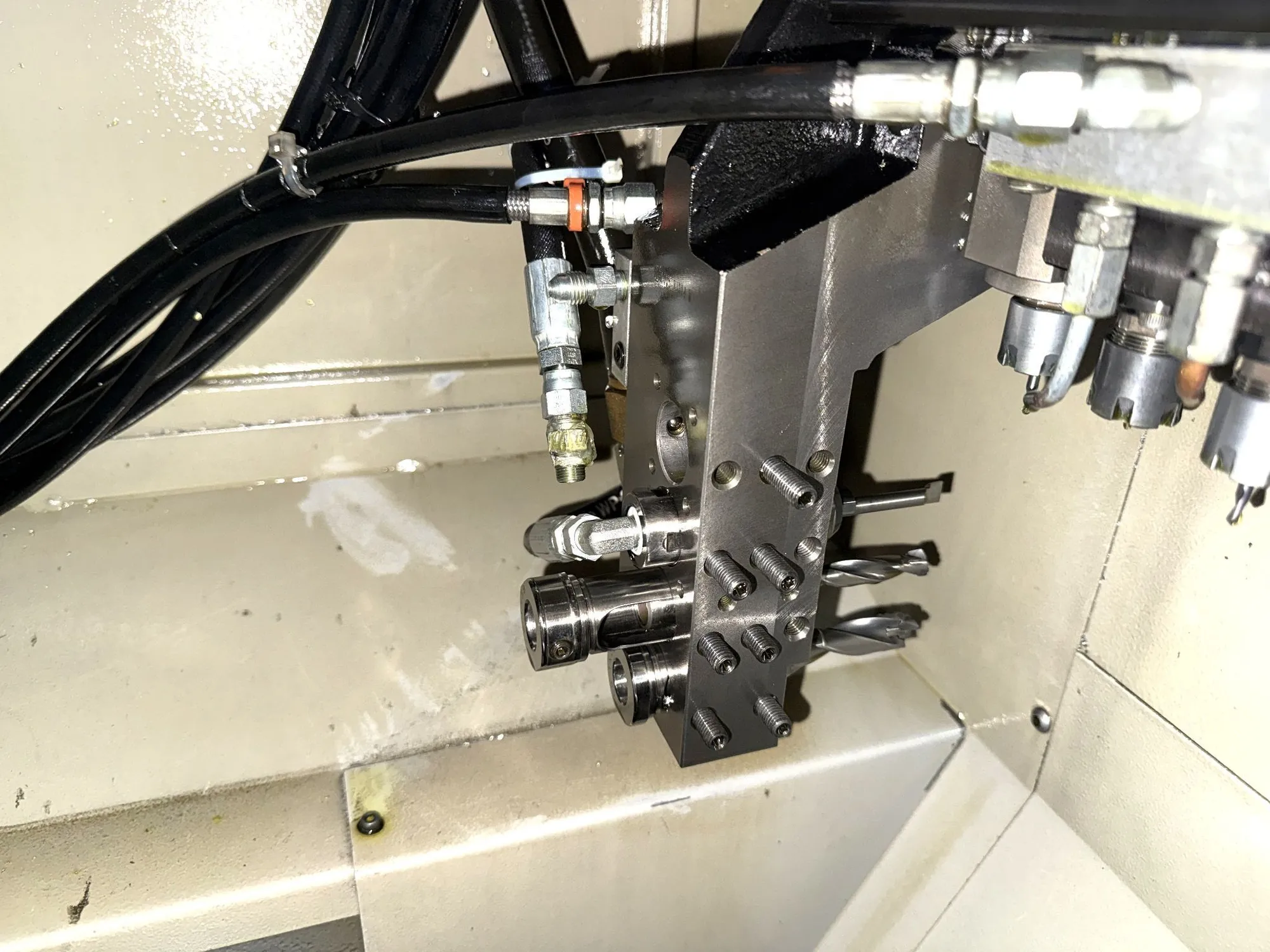 Citizen #A20VIIPL, CNC Swiss Type Automatic Lathe, 7.9" diameter, 5 HP, 8000 RPM, Chip Conv., 2009 - Image 2