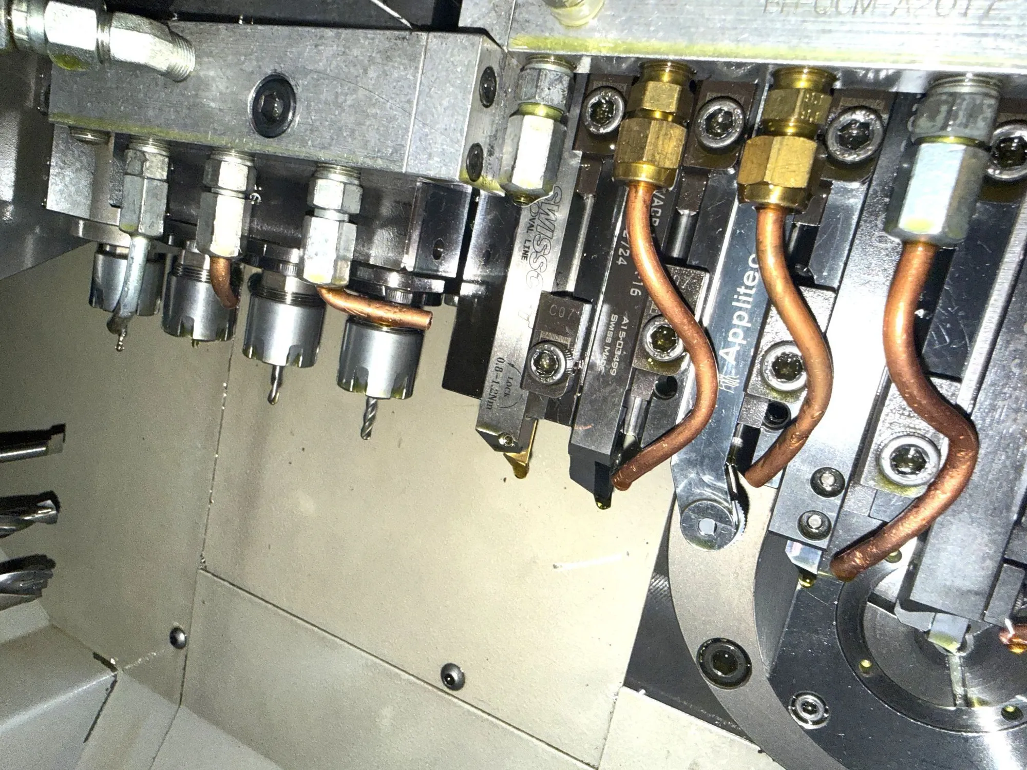 Citizen #A20VIIPL, CNC Swiss Type Automatic Lathe, 7.9" diameter, 5 HP, 8000 RPM, Chip Conv., 2009 - Image 3