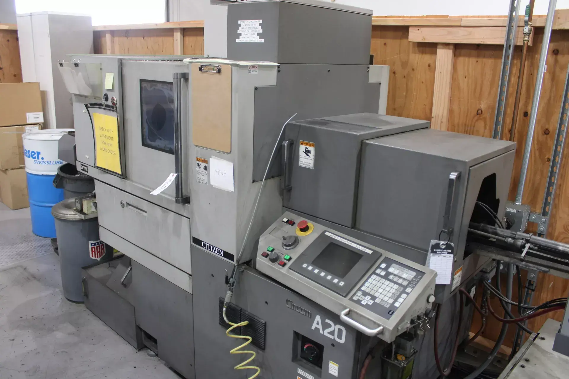Citizen #A20VIIPL, CNC Swiss Type Automatic Lathe, 7.9" diameter, 5 HP, 8000 RPM, Chip Conv., 2009 - Image 10