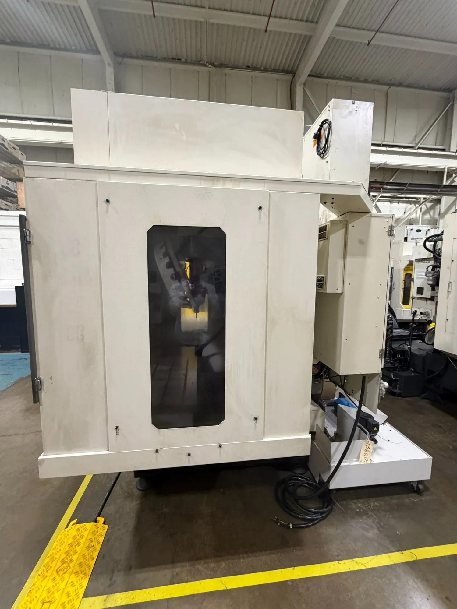 Fanuc #A-D21LIA5, CNC vertical machining center, 3-Axis, Drill Tap Center, 3,908 hours, 2014 - Image 8