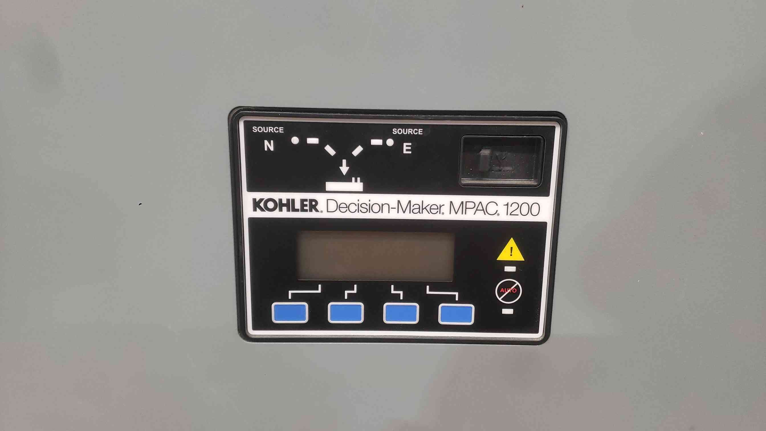 100 Amp. Kohler, #GM30295, Decision-Maker MPAC 1200, Automatic Transfer Switch, 208 Volts - Image 7