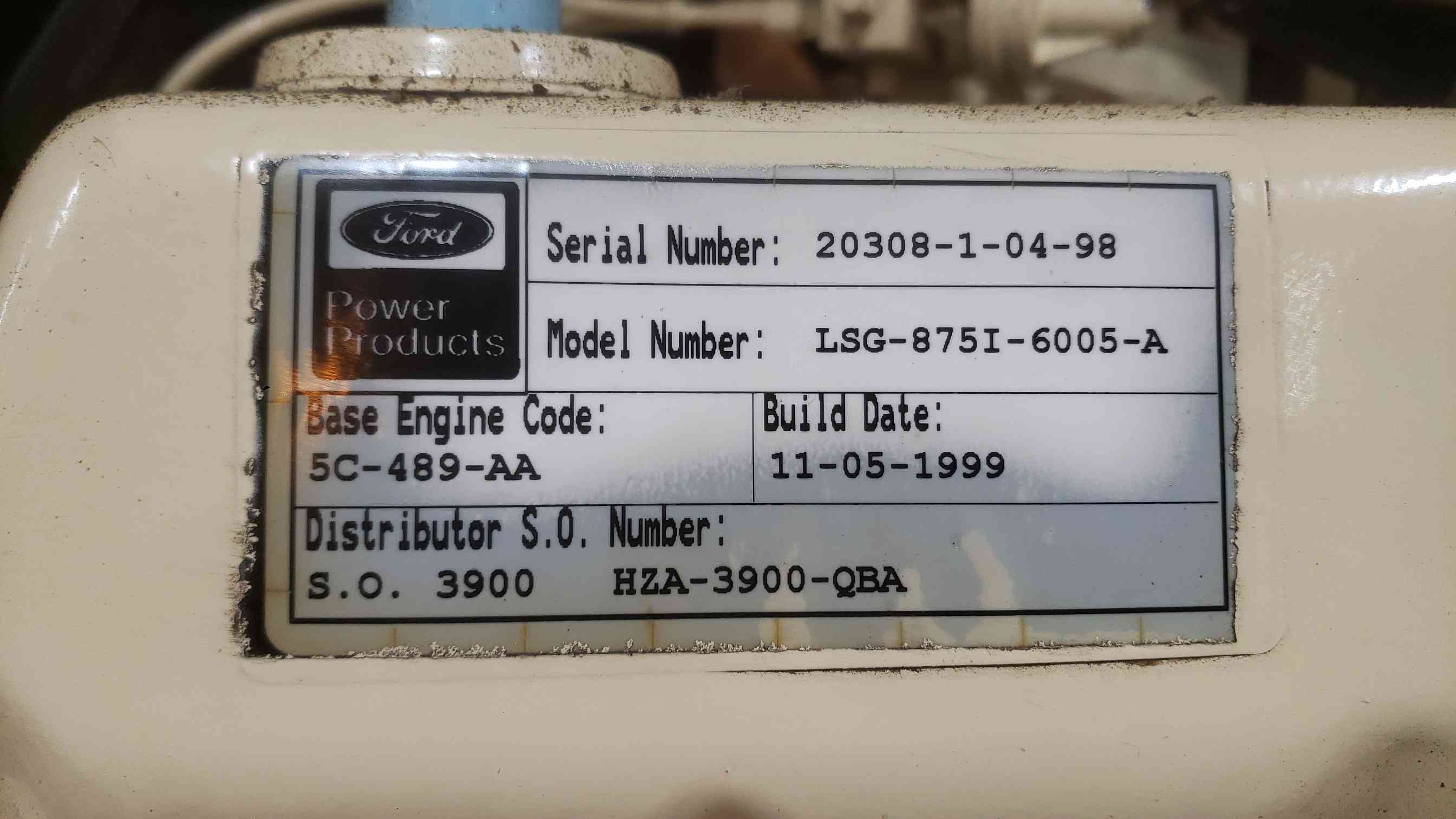 60 KW Kohler #60RZ, LP propane standby generator, Ford 7.5L engine, 1274 hours, enclosed - Image 6