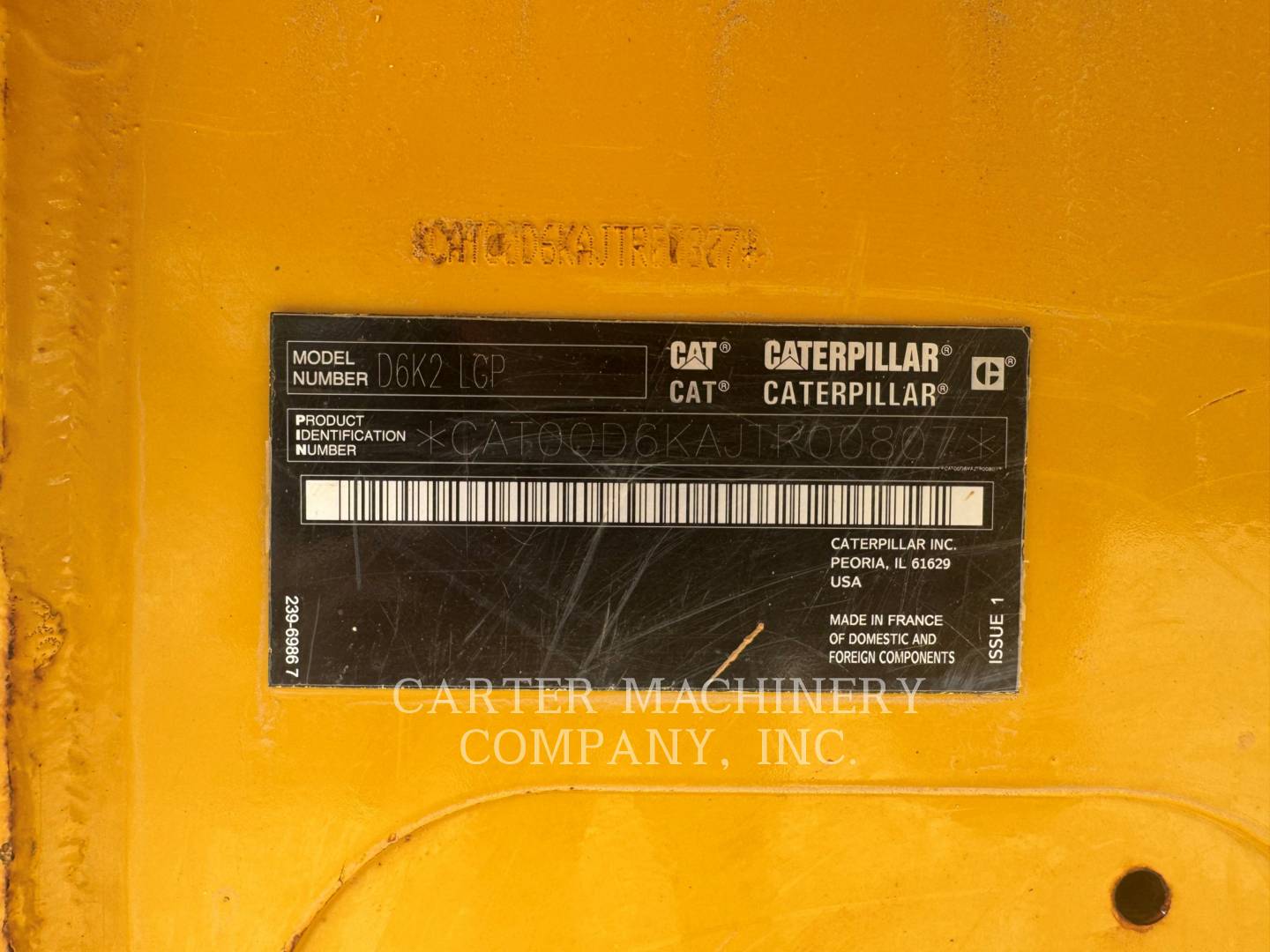 Caterpillar D6K2 LGP, 12699 hours, S/N: JTR00807, 2017 - Image 6