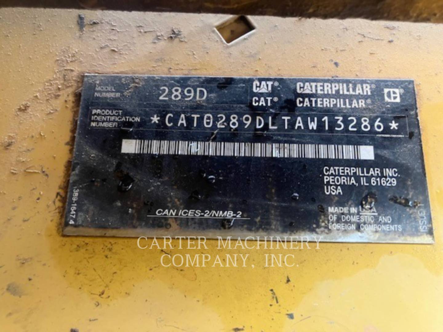 Cat 289D, Skid Steer Loader, 4409 hours, S/N: TAW13286, 2019 - Image 6