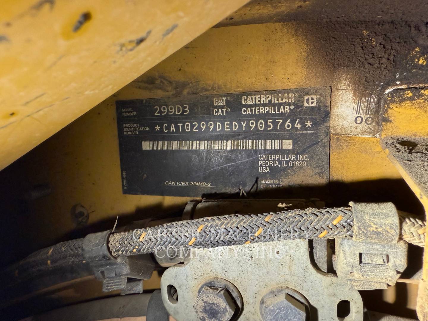 Cat 299D3, Skid Steer Loader, 1369 hours, S/N: DY905764, 2022 - Image 6