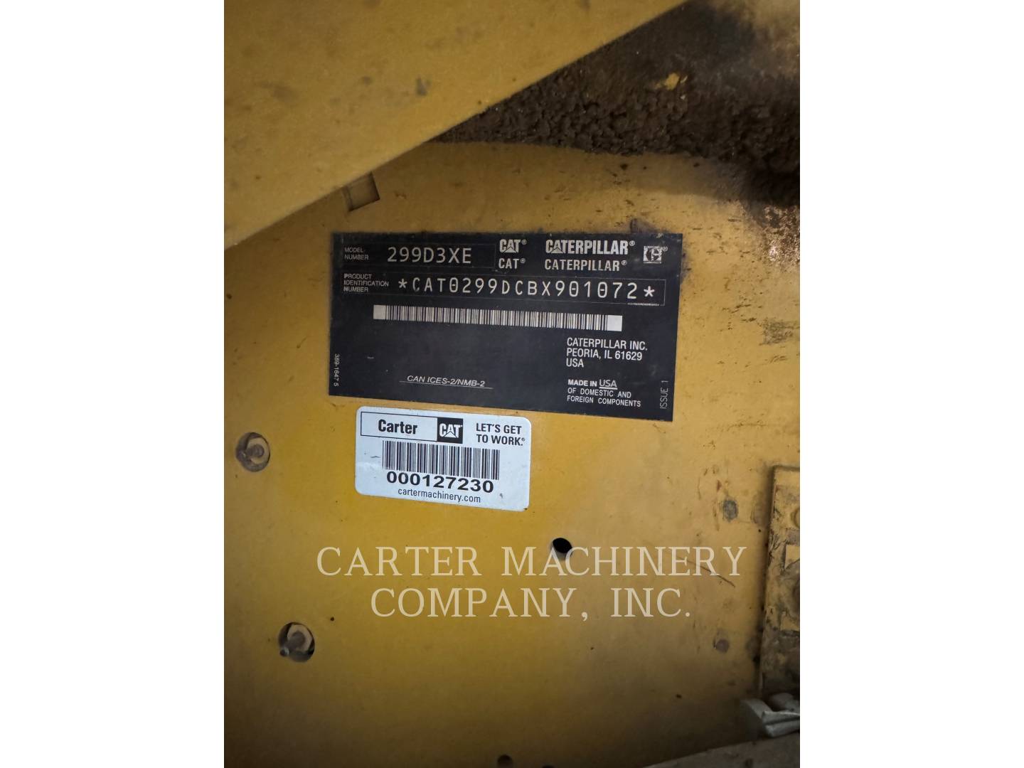 Cat 299D3XE, Skid Steer Loader, 3455 hours, S/N: BX901072, 2020 - Image 6