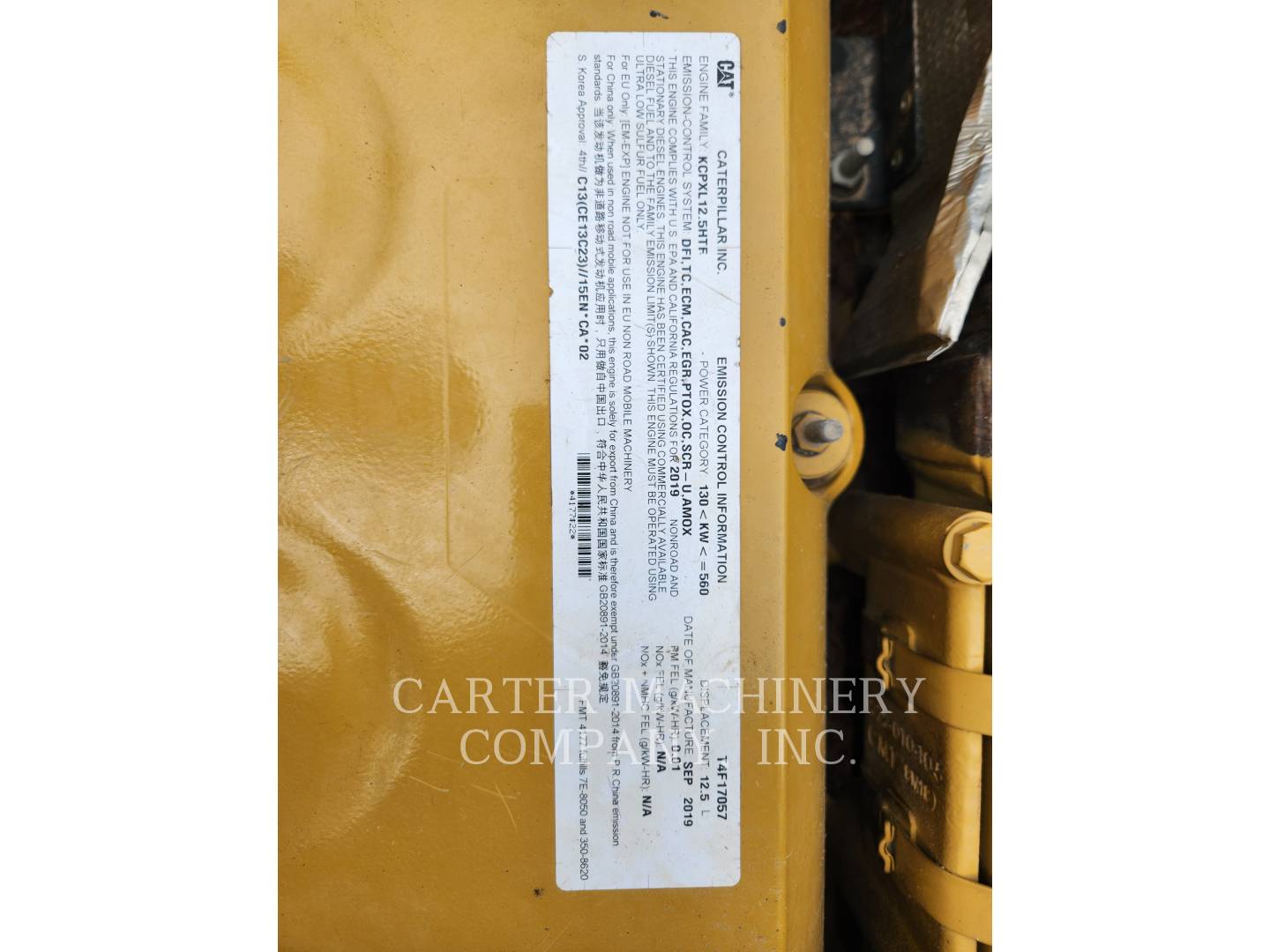 Caterpillar 730-04, Articulated Truck, 9578 hours, S/N: 3T301169, 2020 - Image 8