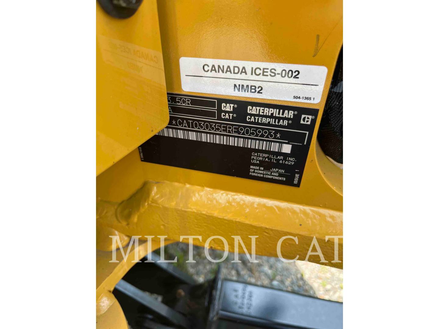 Caterpillar 303.507CR, 37 hours, S/N: RE905993C, 2025 - Image 6