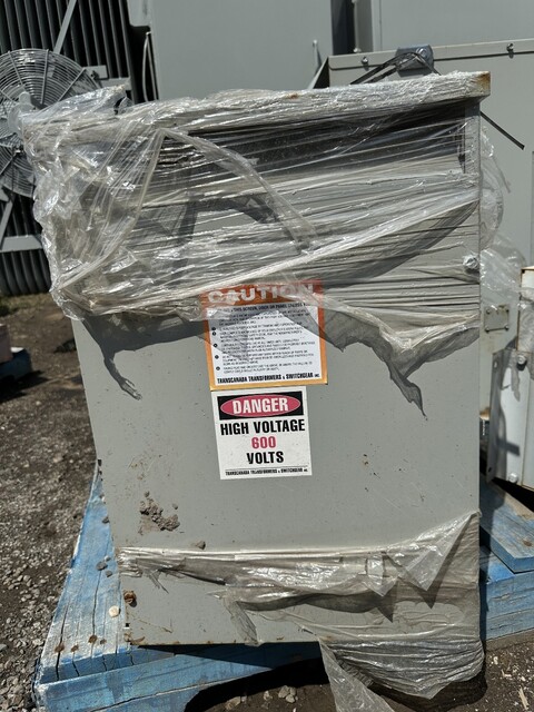 15 KVA 600 Primary, 120/240 Secondary, Hammond Mfg., Dry Type Transformer, Type F, 60 Hz - Image 4