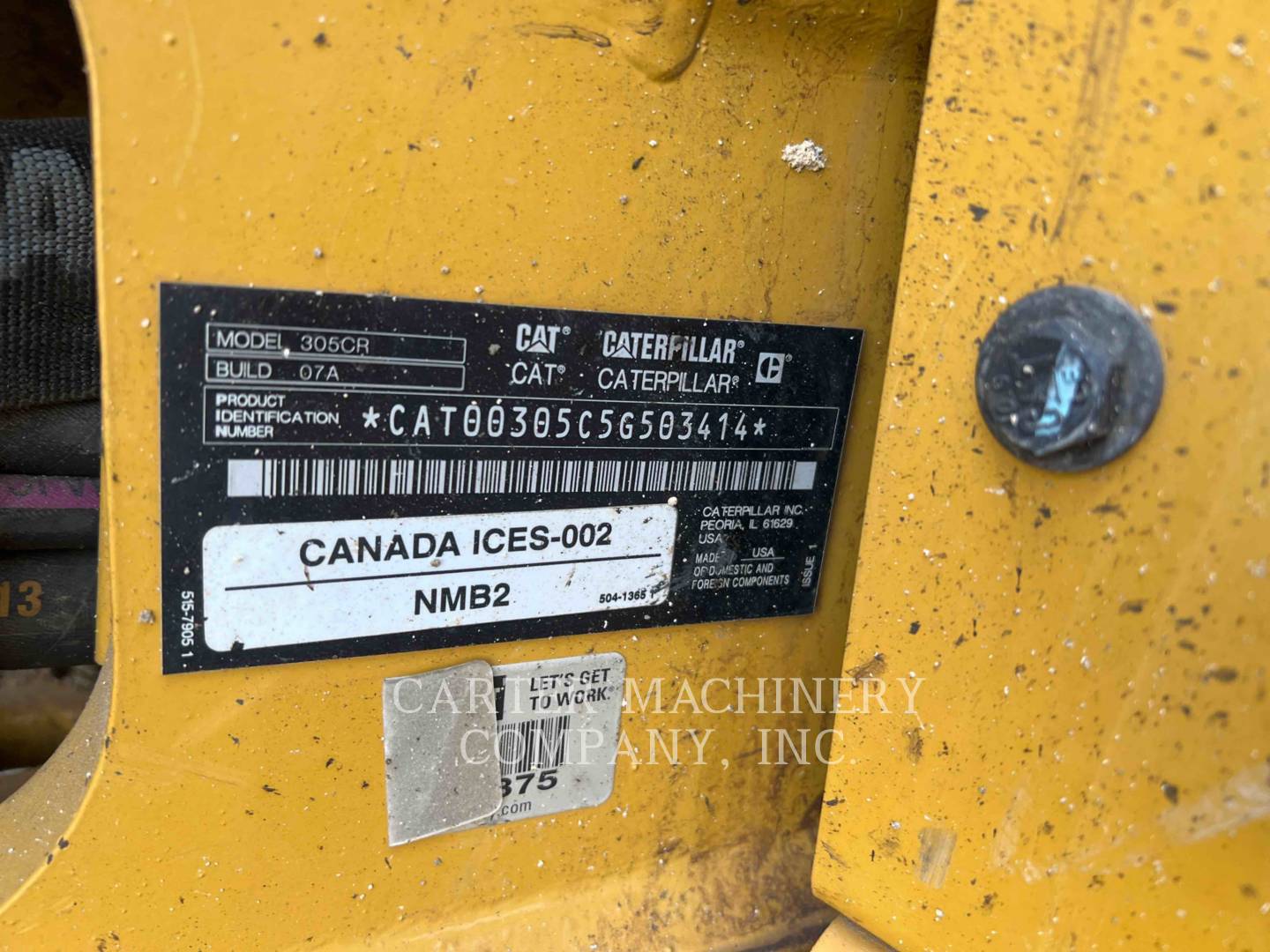 Caterpillar 30507CR, 1023 hours, S/N: 5G503414, 2023 - Image 6