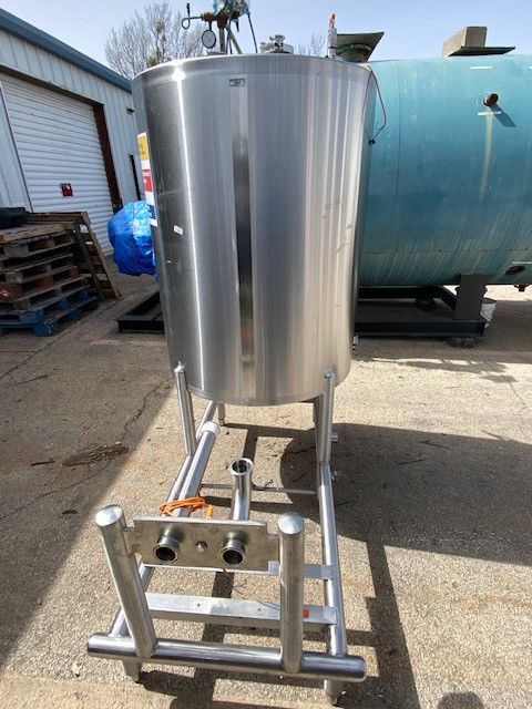 200 gallon Vertical stand mounted multi use Stainless Steel tank - Image 1