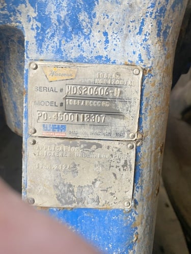 Warman #108FAHCCCGM, Horizontal Slurry Pump, 10" inlet, 8" outlet - Image 5
