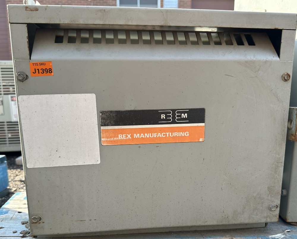 3 KVA 480 Delta Primary, 208Y/120 Secondary, Rex Mfg. (Transfactor Industries Inc.), Dry Type Transformer - Image 3