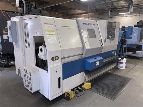 Daewoo Doosan #Puma-240MSB, CNC lathe, 21.7" swing, 11.4" diameter, 19.7" L, 2.99" bore, 2.6" bar, 4500 RPM - Image 2