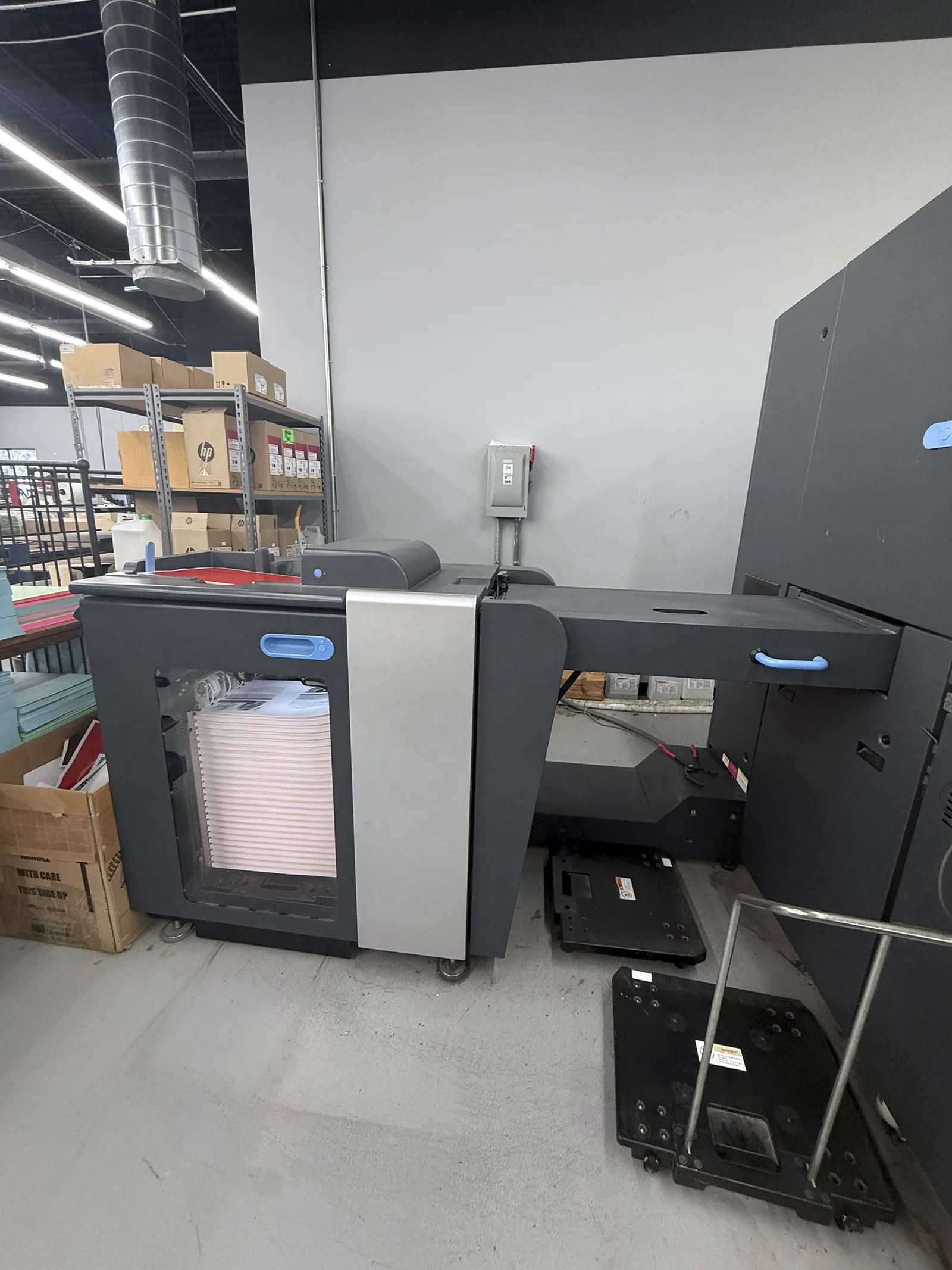 HP Indigo #7600, digital printing press, 120 color PPM, up to 7 ink stations, 40-130 lb. stock, 4410 lb., 2014 - Image 2