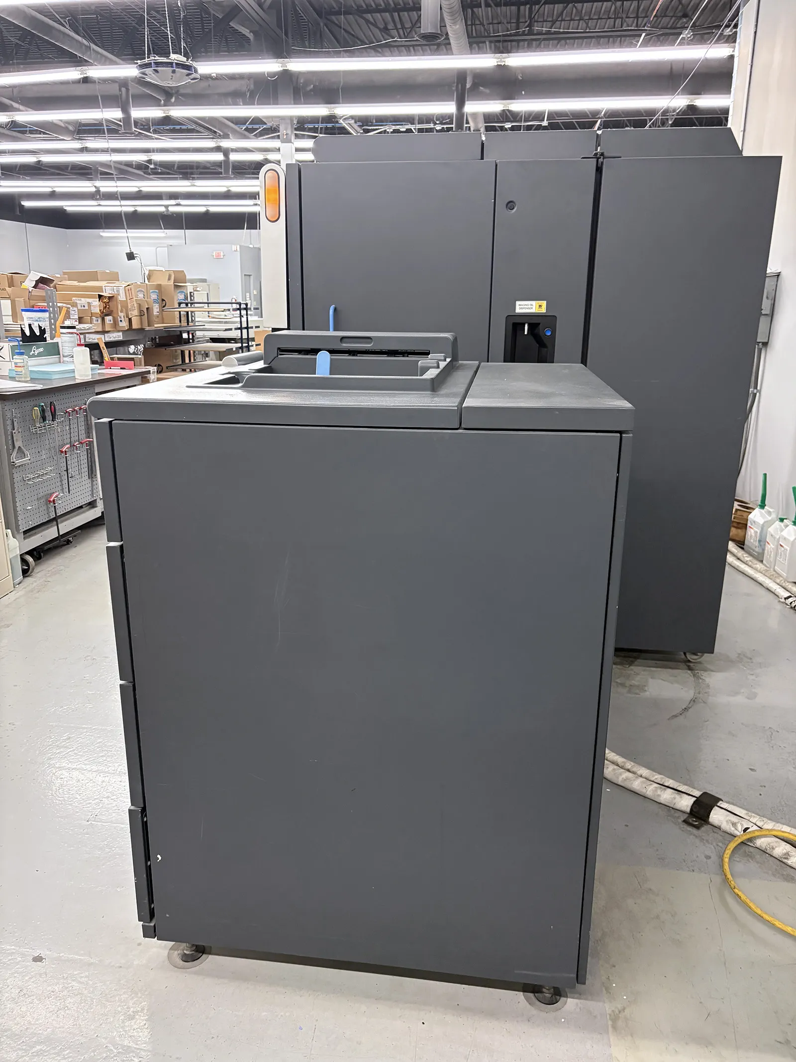 HP Indigo #7600, digital printing press, 120 color PPM, up to 7 ink stations, 40-130 lb. stock, 4410 lb., 2014 - Image 4