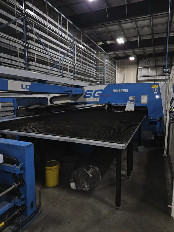 Finn-Power #Shear-Genius-SG8, CNC punch shear combo, 33 ton, 170" x 60" sheet, .315" thickness, 3.5" max - Image 5