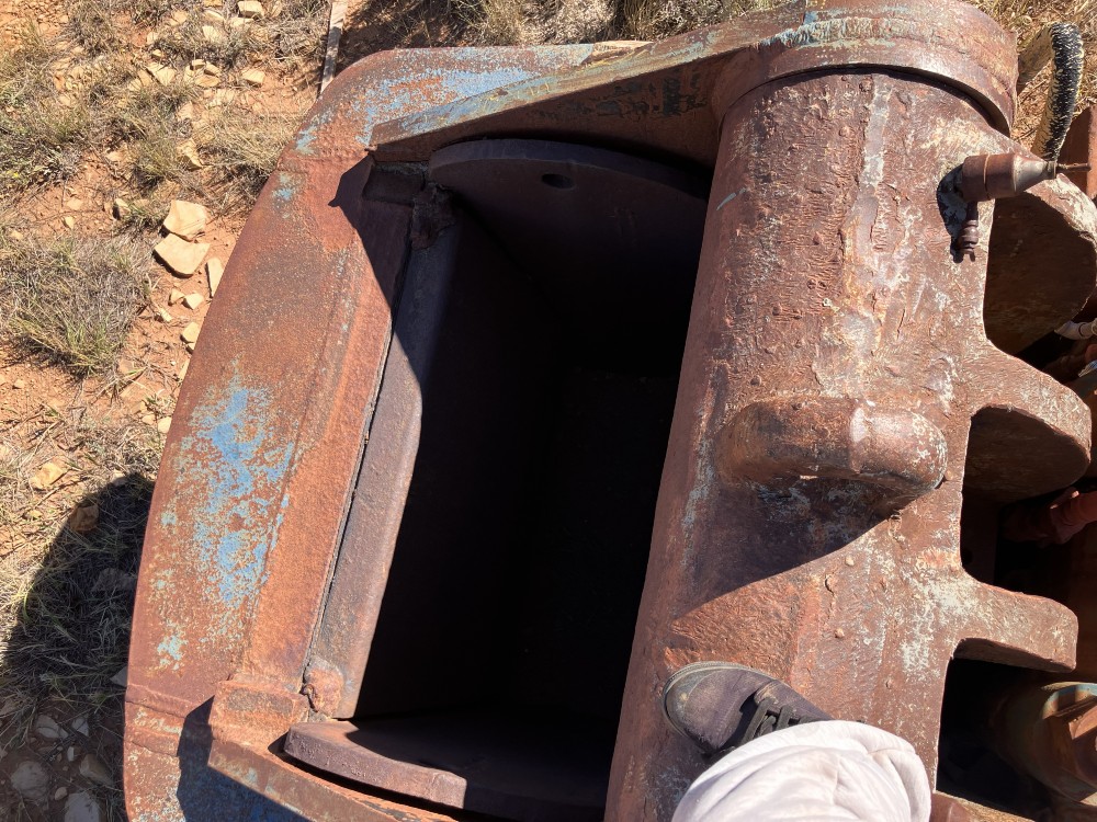 21" x 36" Traylor, Jaw Crusher, 72" flywheel - Image 6