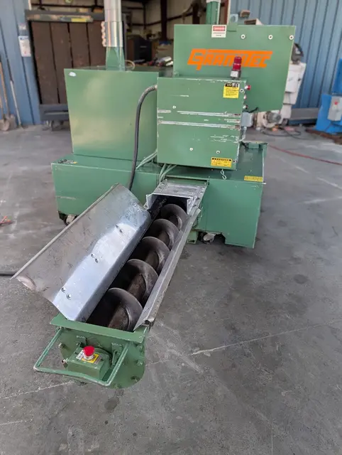 16" x 24" Granutec #TFG-1624-AM50-10, Granulator, 50 HP, (5) rotor knives, 0.38" screen, auger infeed, 7.5 HP - Image 1
