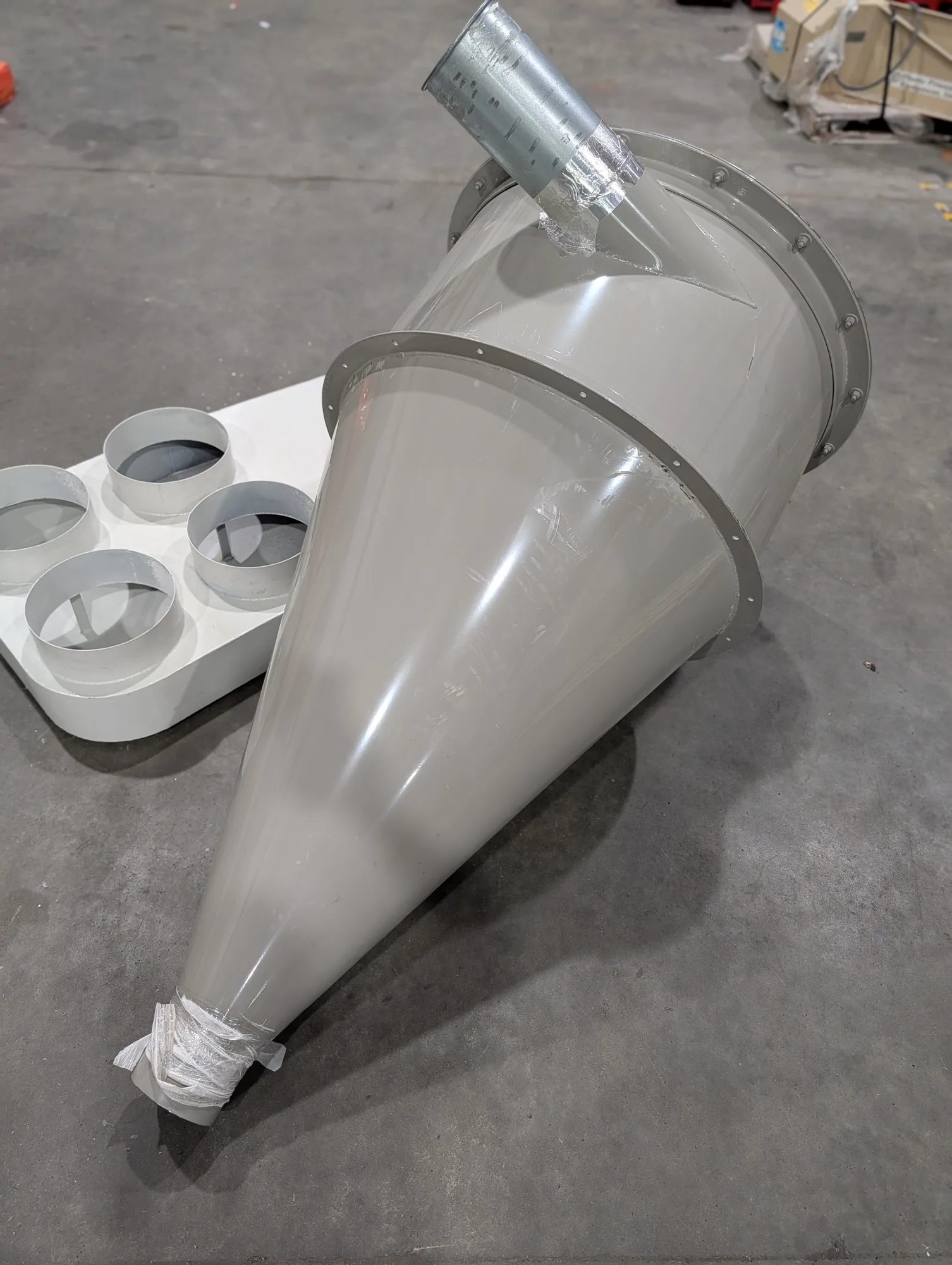 16" x 24" Granutec #TFG-1624-AM50-10, Granulator, 50 HP, (5) rotor knives, 0.38" screen, auger infeed, 7.5 HP - Image 7