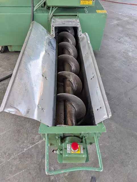 16" x 24" Granutec #TFG-1624-AM50-10, Granulator, 50 HP, (5) rotor knives, 0.38" screen, auger infeed, 7.5 HP - Image 8