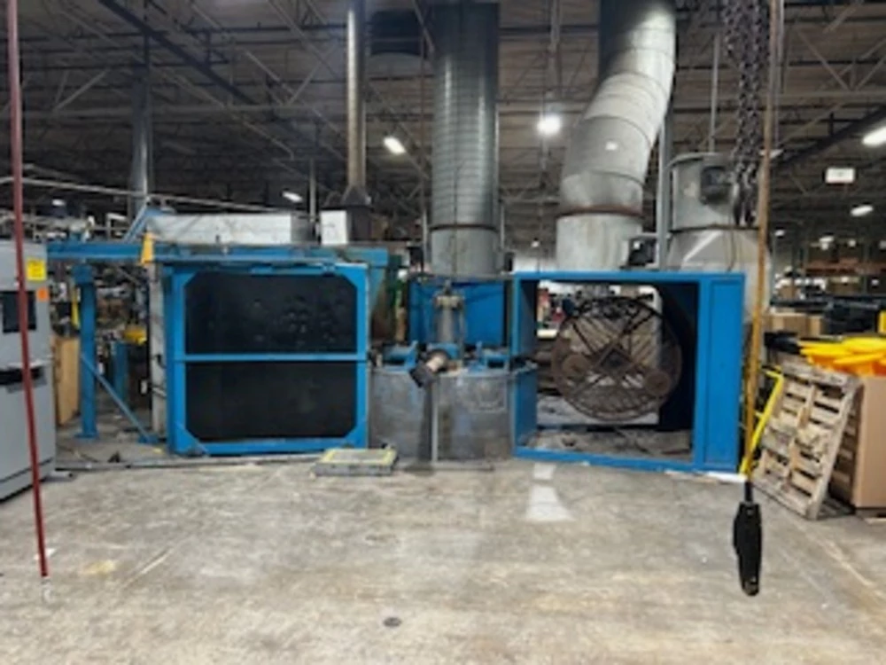 Ferry Industries #RS-160, Turret Style Rotational Molding Machine, 3-4 arms, 64" max. swing diameter, 1,000 - Image 1