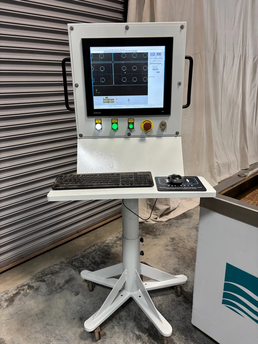 Flow #Mach-100-3020, CNC Waterjet Cutting System, 6.6' x 10' table, 50 HP pump, 60,000 psi, Flowmaster - Image 9