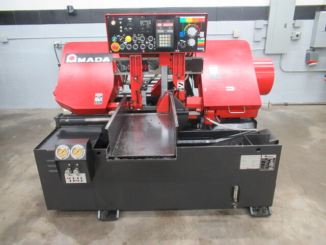 10" x 11" Amada #HFA250W, Programmable Auto Horiz Bandsaw, 1" x.037" x 11' 6" blade, variable speed, 70-262 - Image 1