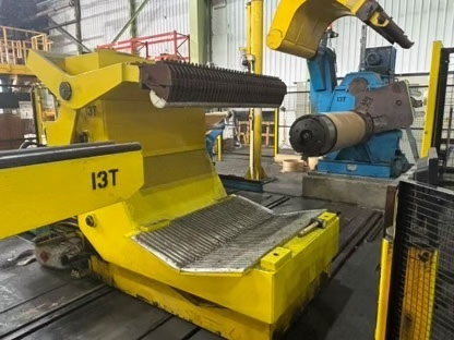 51.2" x .07", Fimi, Complete Slitting Line, 13 Ton, 20" ID, 70.9" outside dimension, RL, 1995 - Image 3