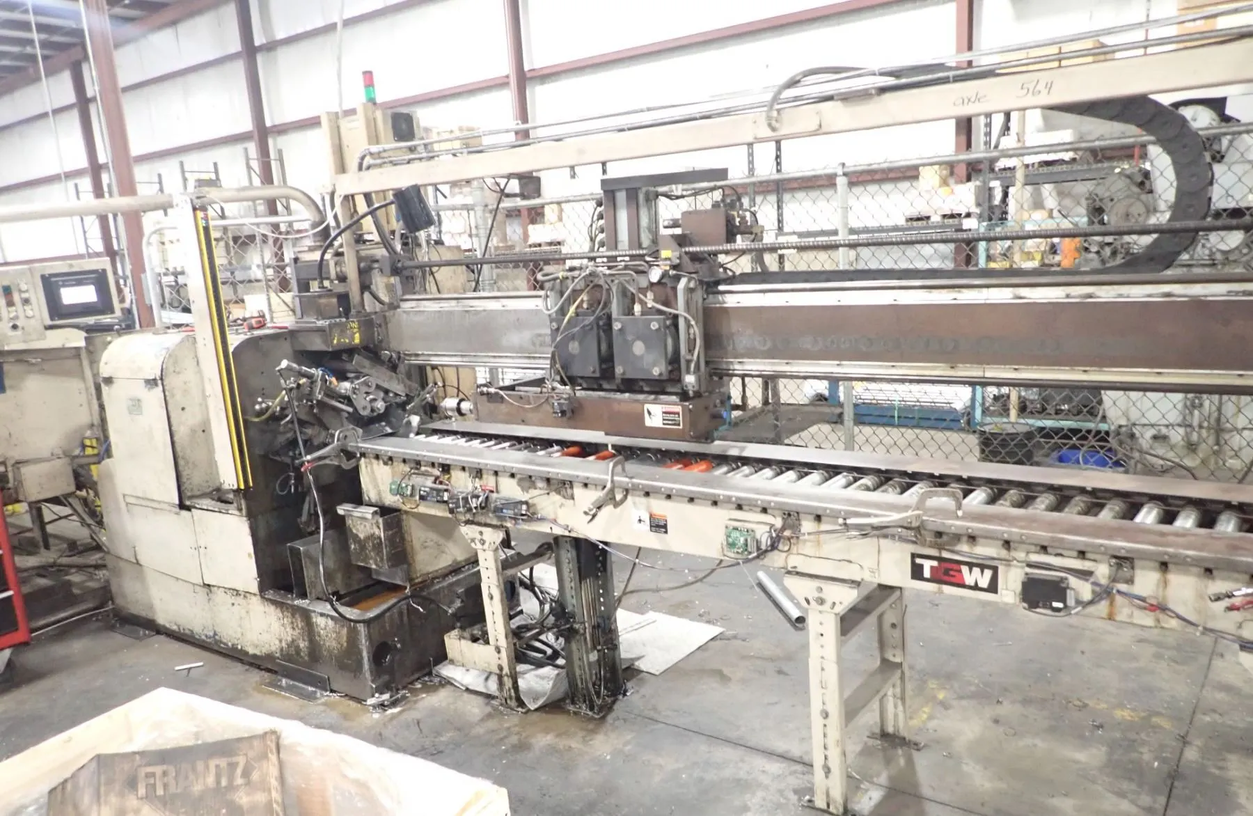 3" Modern Machine #3K-LH, Automatic Pipe-Tube-Bar Cut-Off Lathe, 130-2000 RPM, 5 HP, 440 V. - Image 1