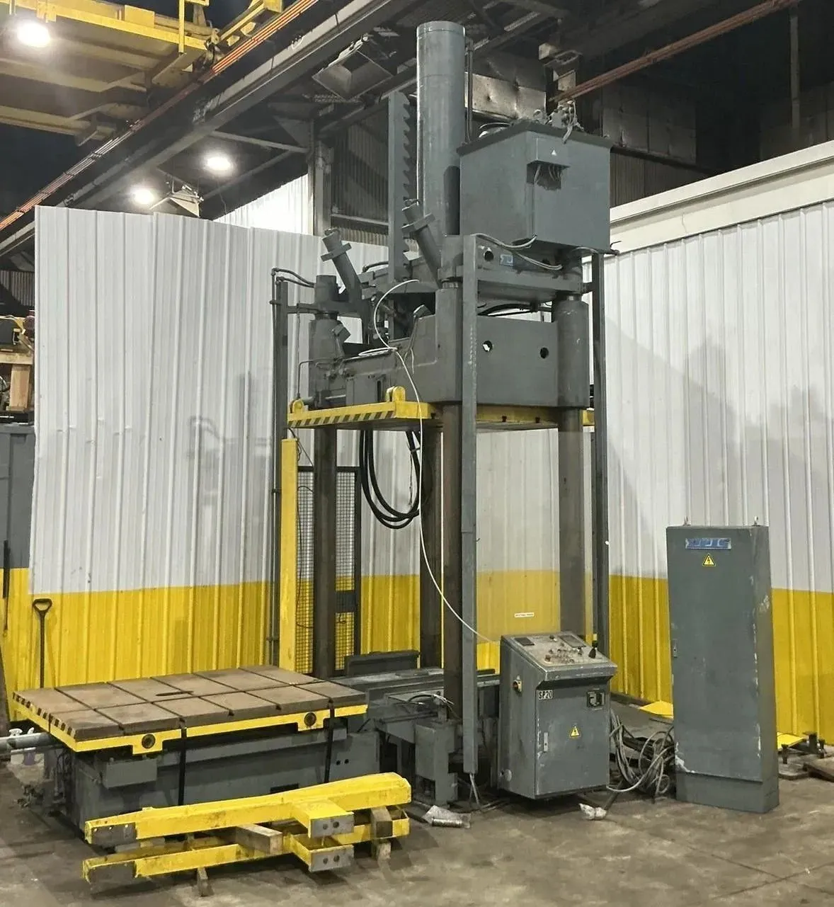 100 Ton, Reis #TUS-160, Hydraulic Mold Spotting and Tryout Press, 4-post, 39.37" stroke, 41.33" open, 61" x - Image 3