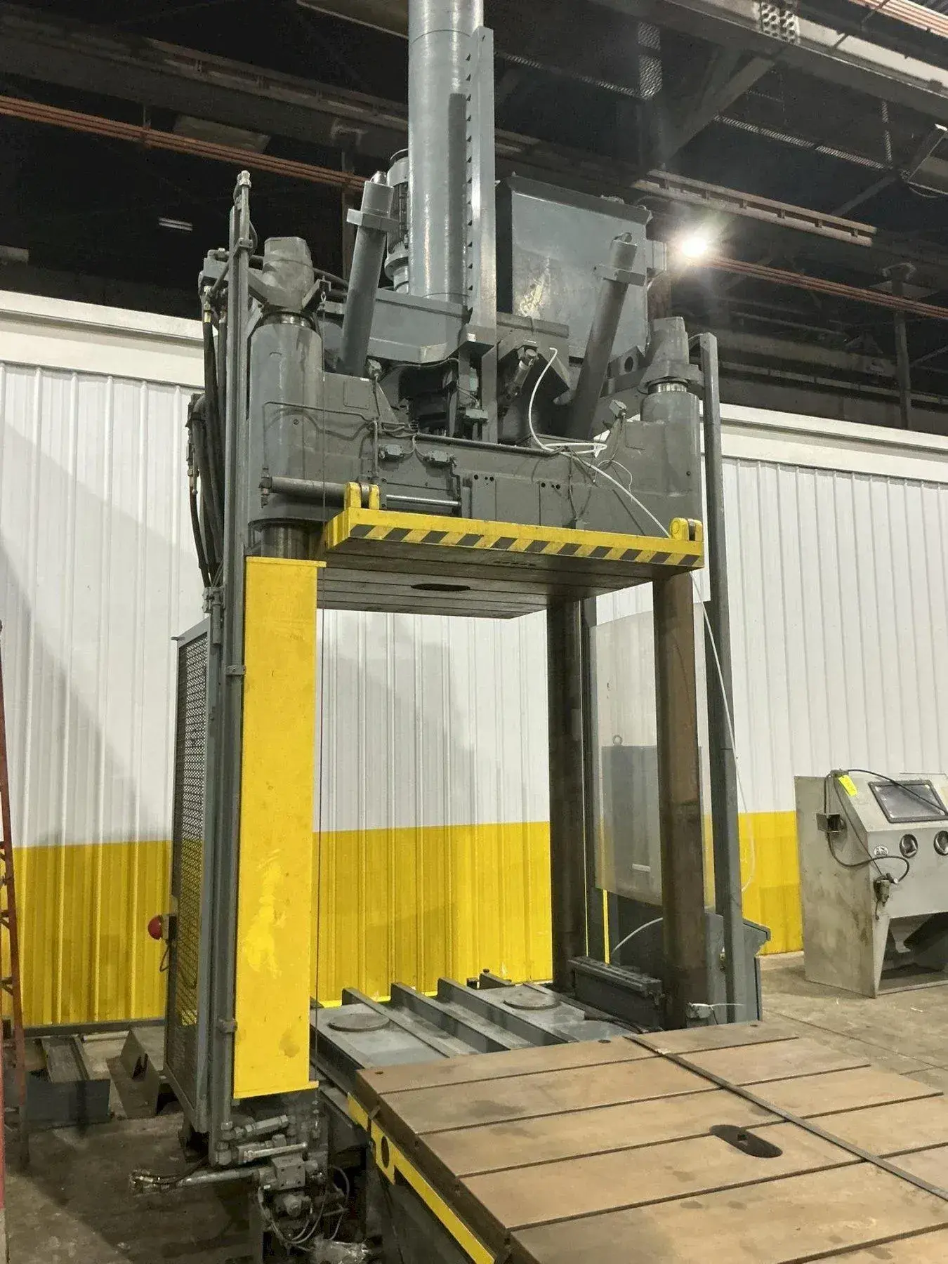 100 Ton, Reis #TUS-160, Hydraulic Mold Spotting and Tryout Press, 4-post, 39.37" stroke, 41.33" open, 61" x - Image 5