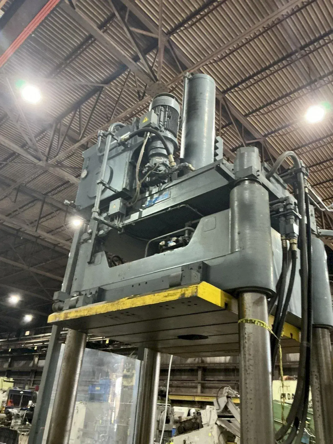 100 Ton, Reis #TUS-160, Hydraulic Mold Spotting and Tryout Press, 4-post, 39.37" stroke, 41.33" open, 61" x - Image 7
