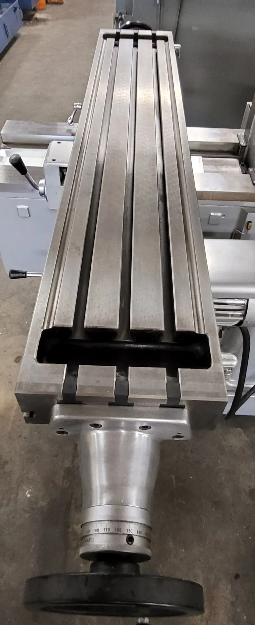 Sharp #VH-25, Vertical/Horizontal Combination Milling Machine, 10" x 56" table, NMTB-40, 5 HP, 60-4500 RPM - Image 9