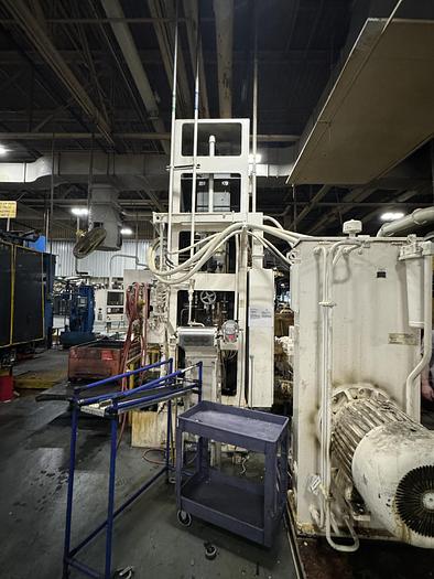 15 Ton x 48" stroke, BMS Cellmate #BMCM15-48, Vertical Table Up Broaching Machine, Dual Station, 40 HP, 1998 - Image 8