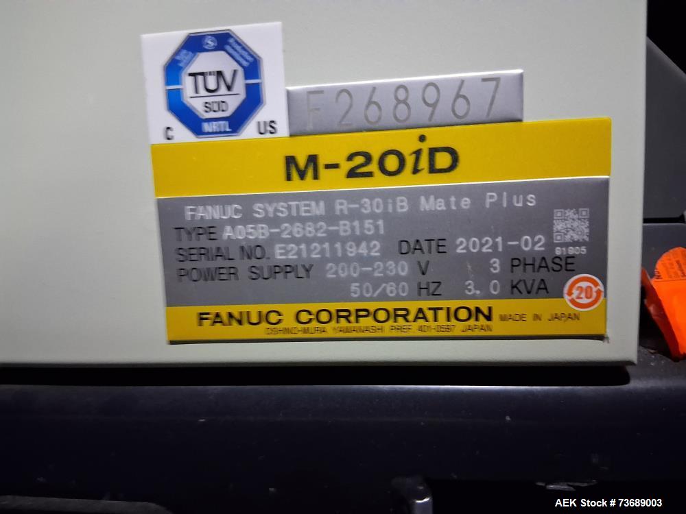 AWR, DC-2, Machine Tending Robotic Cell w/ Fanuc M-20iD/25 Robot, R-30iB Mate Plus Controller, 18 lb. Max - Image 5