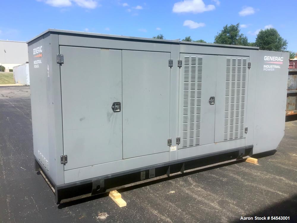 300 KW Generac #MG0300, Natural Gas Generator Set, OH0924 Engine, Weather Enclosure, 630 Amp Eaton Breaker - Image 1
