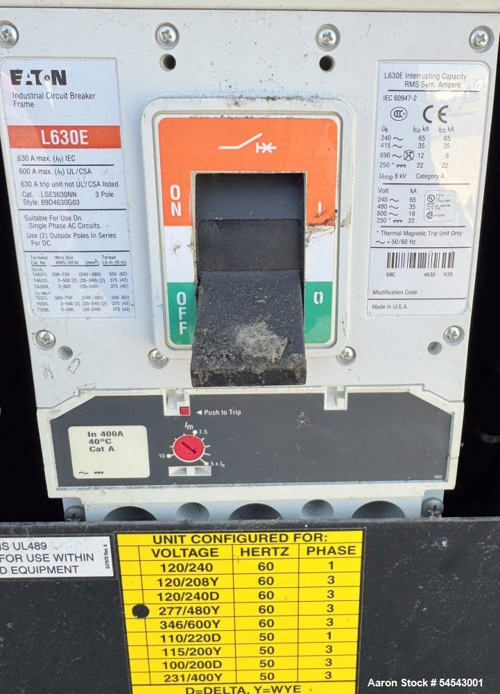 300 KW Generac #MG0300, Natural Gas Generator Set, OH0924 Engine, Weather Enclosure, 630 Amp Eaton Breaker - Image 10