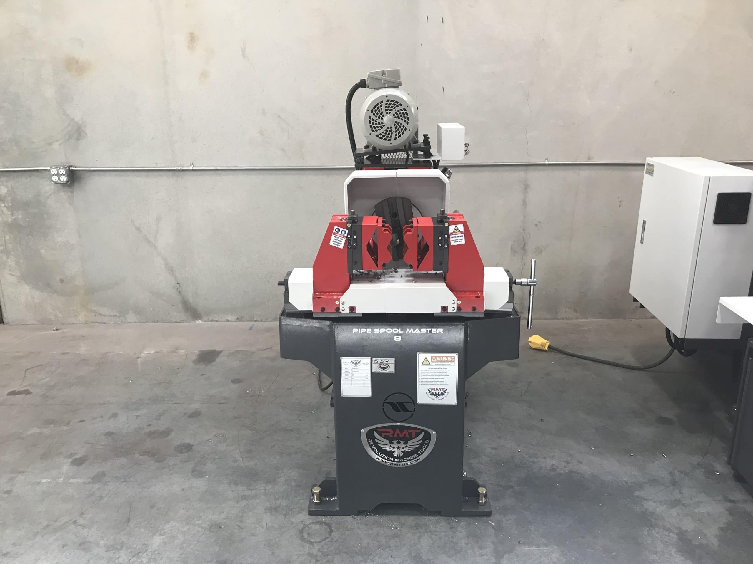 RMT Pipe Spool Master #8, pipe beveler, 1"-8" outside dimension, .28" wall, 5 HP - Image 3