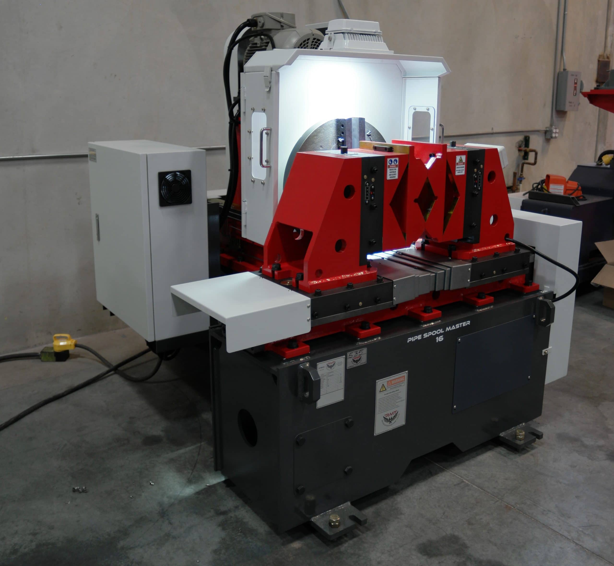 RMT Pipe Spool Master #16, pipe beveler, 3"-16" outside dimension, .6" wall, 200 RPM, 7.5 HP - Image 2
