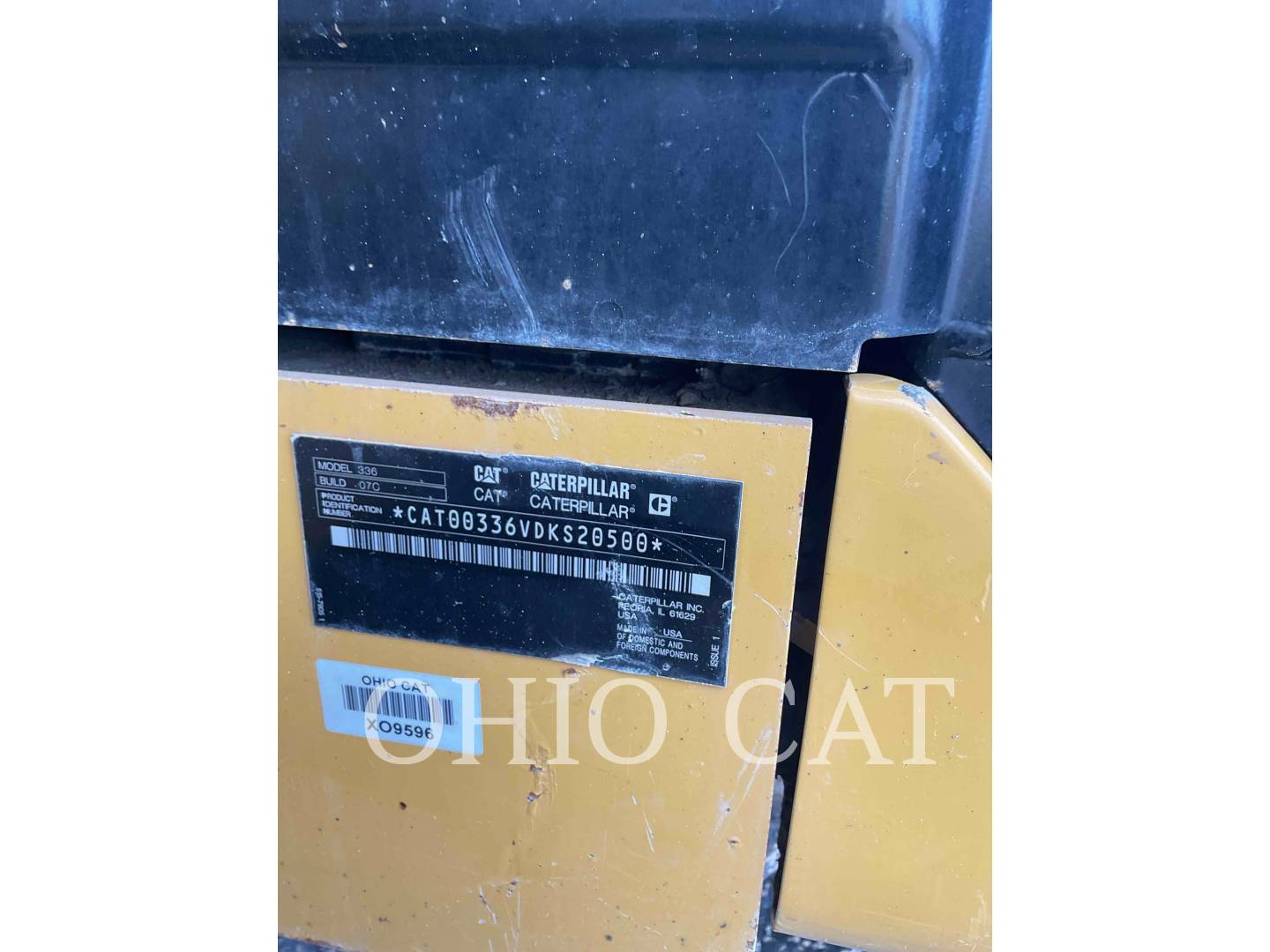 Caterpillar 336, 3620 hours, S/N: DKS20500, 2022 - Image 6
