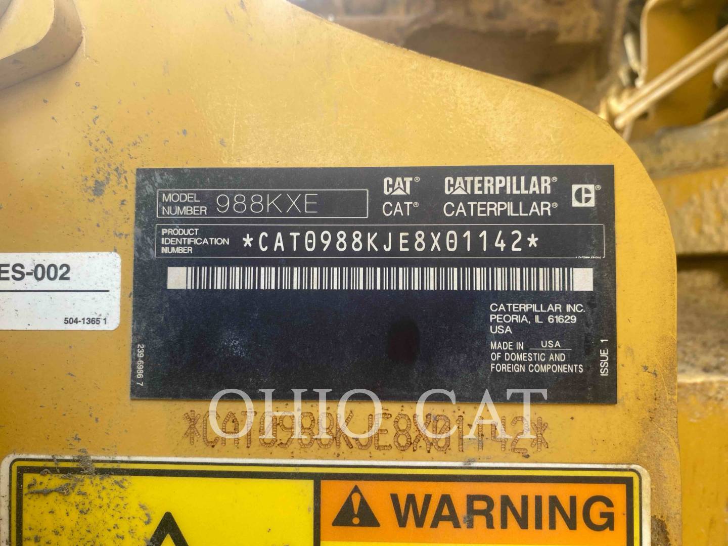 Cat 988KXE, Wheel Loader, 10330 hours, S/N: E8X01142, 2023 - Image 6