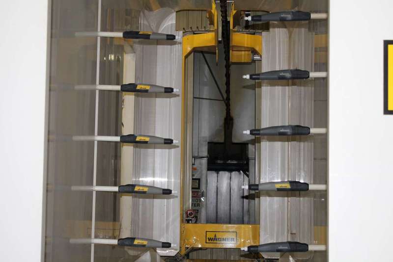 Wagner #ABC Cyclone, Fast-Color Change Powder Booth System, 4' x 8' Opening, Loaded - Image 3
