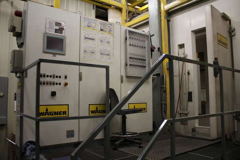 Wagner #ABC Cyclone, Fast-Color Change Powder Booth System, 4' x 8' Opening, Loaded - Image 4