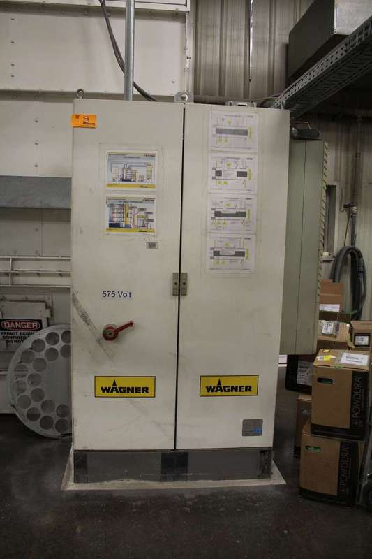Wagner #ABC Cyclone, Fast-Color Change Powder Booth System, 4' x 8' Opening, Loaded - Image 8